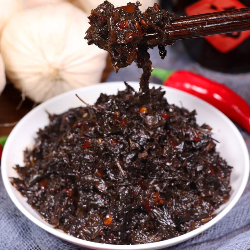 湖南特产秘制紫苏酱农家腌制辣椒酱菜开味下饭罐装咸菜调味开胃菜