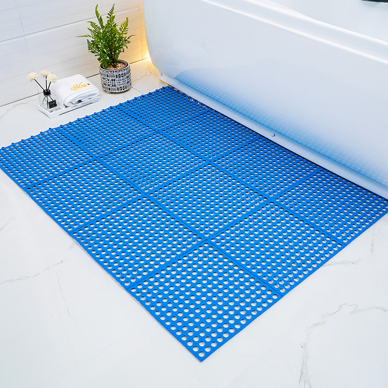 艾洛苏 浴室防滑垫垫拼接地垫淋浴防滑软卫生间地垫pvc家用洗澡搓脚垫