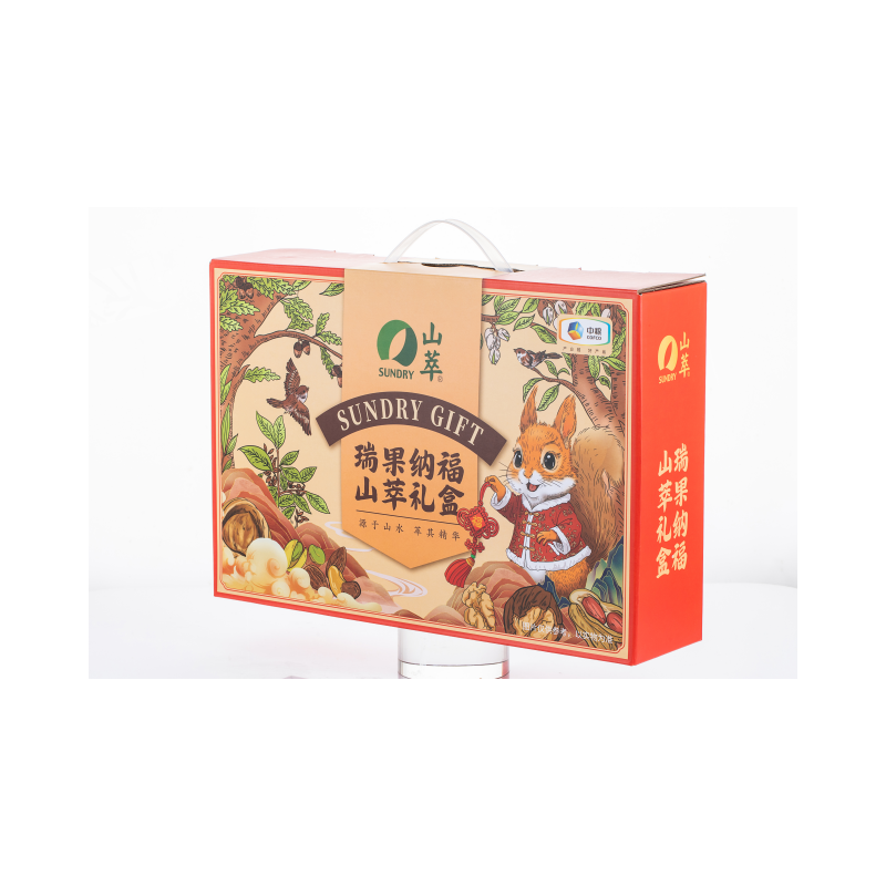 中粮山萃瑞果纳福年货1050g过年送礼长辈营养高品质坚果零食礼盒 混合口味高清大图