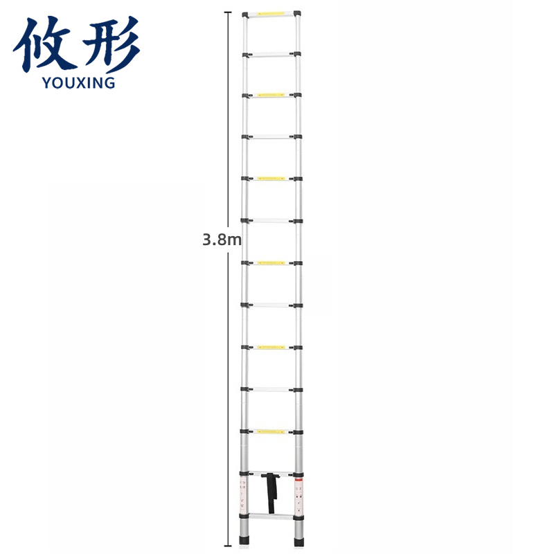 攸形 家用梯子 竹节梯3.8m个