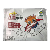 伊赛(yisai)清真儿童牛排*1袋装 100g 微腌牛肉 生鲜牛排