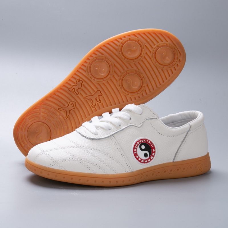 真皮太极鞋春秋软牛皮牛筋底男女武术鞋太极运动鞋季春夏季太极鞋