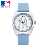 美职棒（MLB）简约百搭时尚潮流石英手表 蓝色 MLB-NY23042-WP5