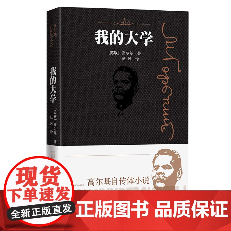 我的大学 高尔基自传体小说陆风译 高中初中一二三年级寒暑假课外阅读世界名著 外国经典文学人民文学出版社图书籍 正版高清大图