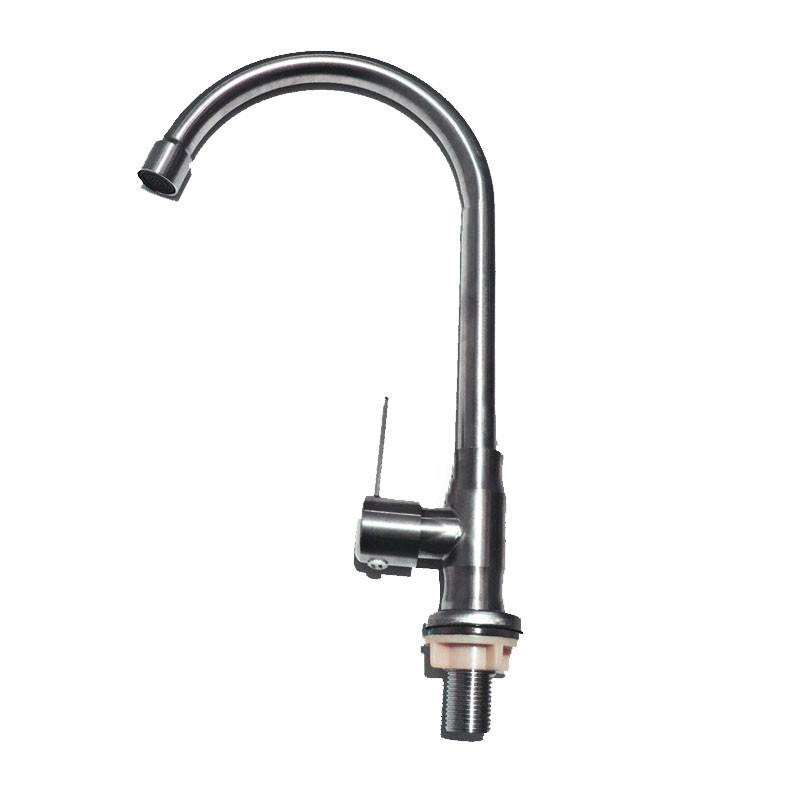 南方卫通304不锈钢水龙头 高仪单冷水龙头 立式单水龙头 通用接口4分NF-014 / 个高清大图