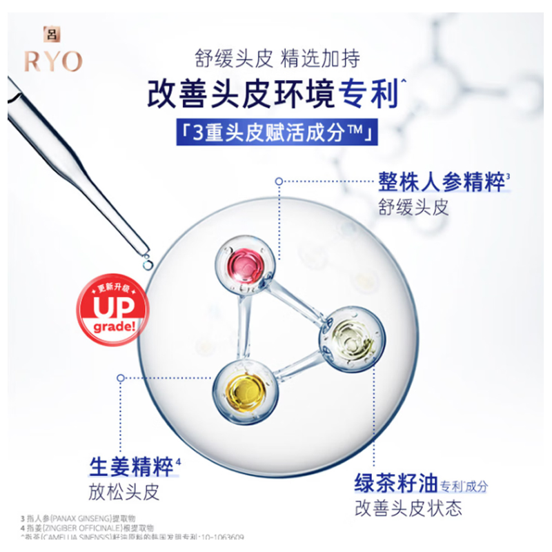 RY0蓝吕去屑洗发水400ml高清大图