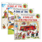 儿童图解词典字典 [正版]忙碌的一天 3册套装 英文原版儿童绘本 Richard Scarry’s A Day 飞机场