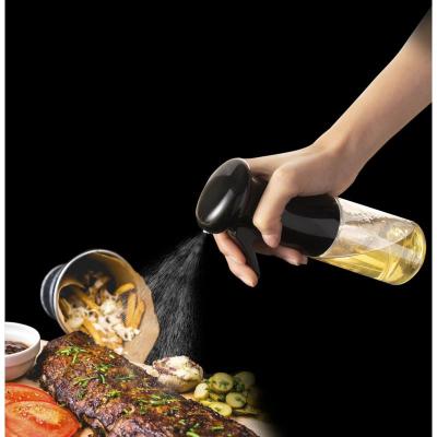 白色喷油瓶(塑料)+油刷+清洁刷 厨房塑料气压式喷烧烤食用油橄榄油控喷雾瓶玻璃喷油瓶油壶