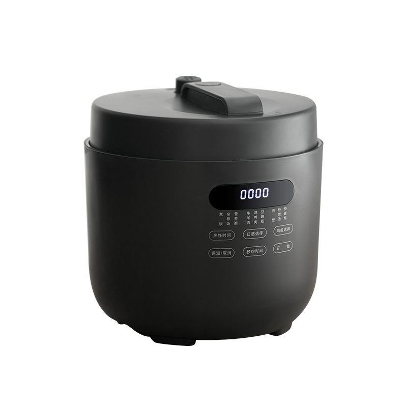 olayks.立时5L压力锅(双釉胆)OLK-501D 岩黑色 5L 双胆高清大图