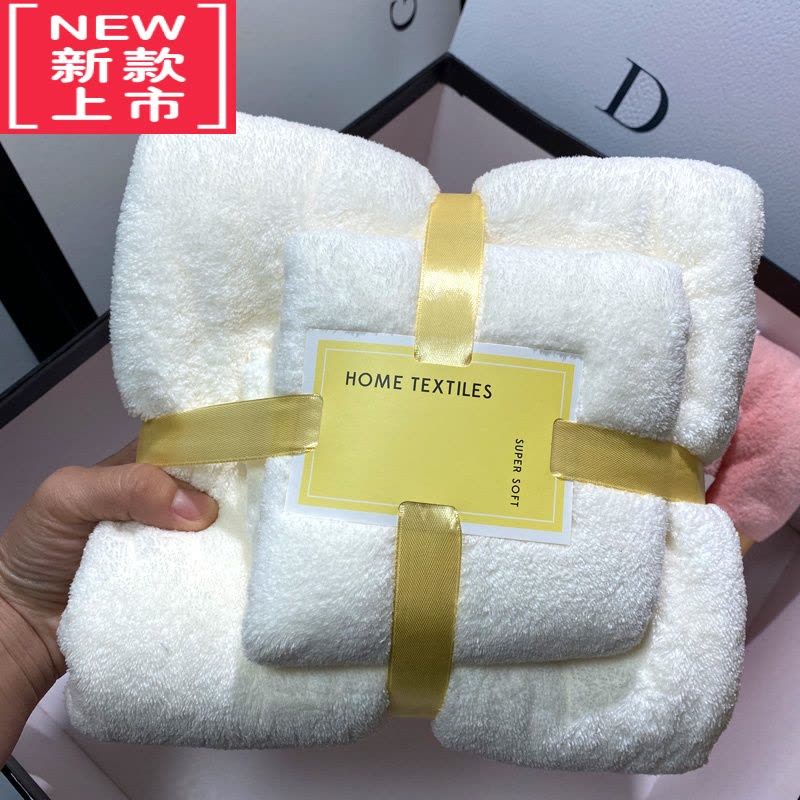 可莉允敲墙吸水|纳米高密珊瑚绒浴巾吸水柔软干发毛巾儿童洗澡速干图片