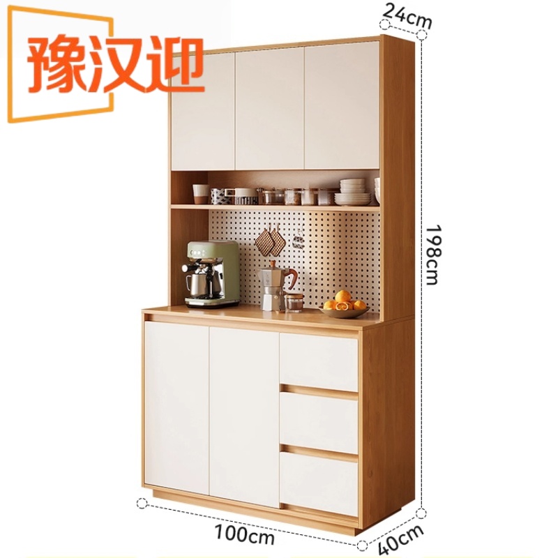 豫汉迎餐边柜 储物柜高柜A款1000*400*1980mm 默认