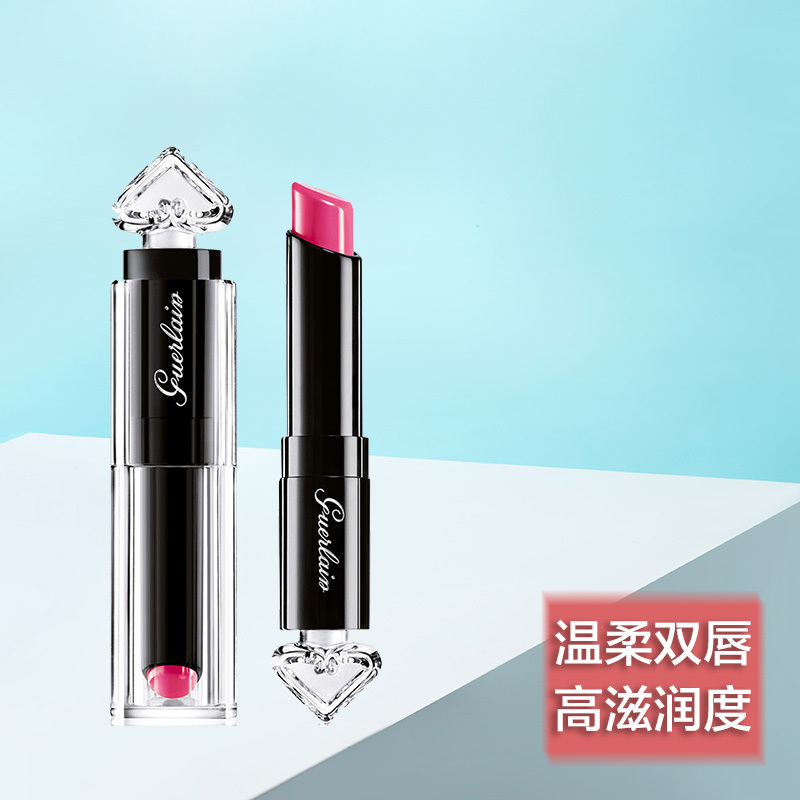 娇兰(GUERLAIN)全新小黑裙系列口红唇膏 2.8g #20 Poppy Cap 显色红色系