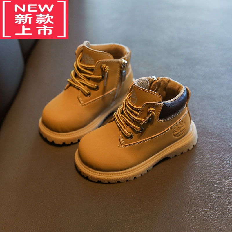 可莉允宝宝鞋子男童婴儿学步鞋软底一岁半小童靴子女秋款加绒二棉鞋冬季