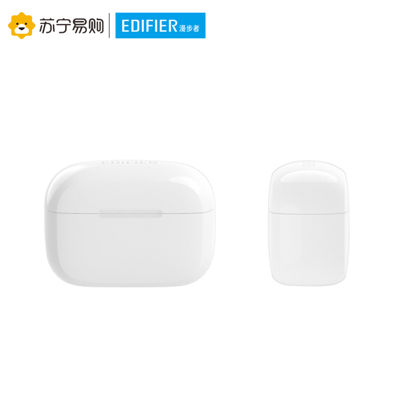 Edifier/漫步者 TWS1 真无线蓝牙耳机 迷你隐形运动手机耳机 通用苹果华为小米手机 白色