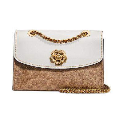 蔻驰(COACH)女包 山茶花经典专柜款ParKer链条包 女单肩包 女士斜挎包 30585 30585B4HA