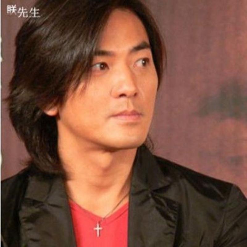 图书>期刊/杂志>时尚/美妆>图书其它>郑伊健同款假发中分刘海长直发