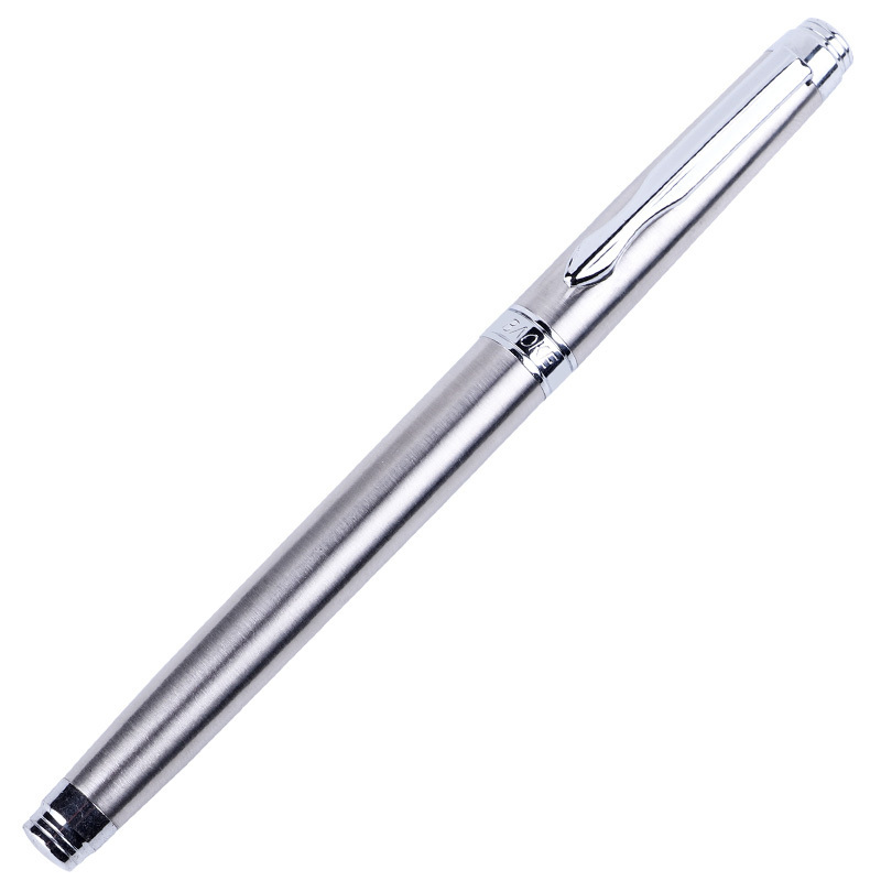 宝克(BAOKE)PC110中性笔 0.7mm 绅宝办公签字笔金属 黑色 单支装