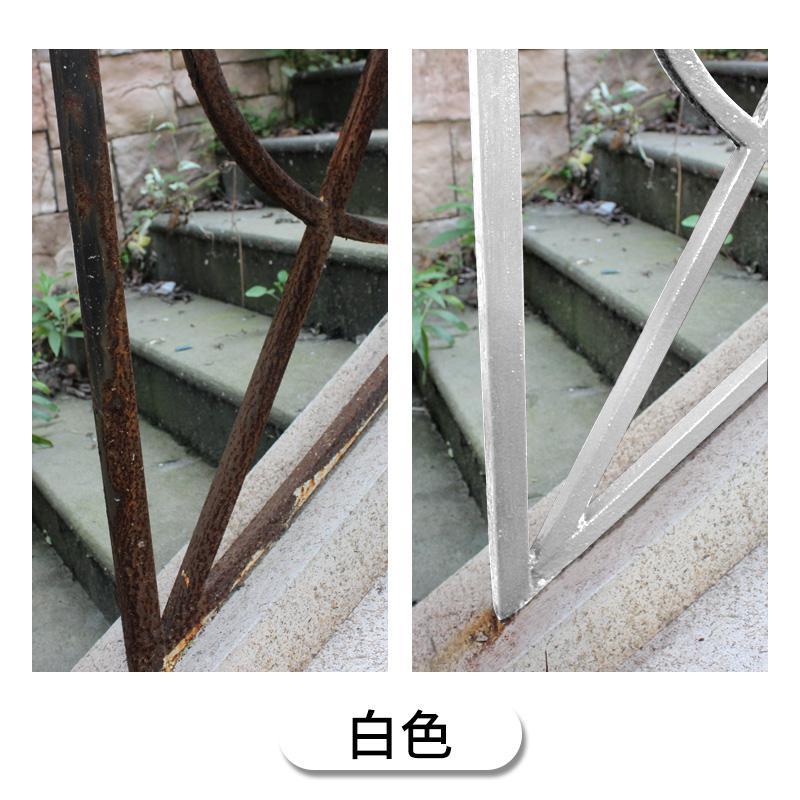 水性金属漆防锈漆栏杆铁扶手翻新白色铁红油漆家用金属防锈漆