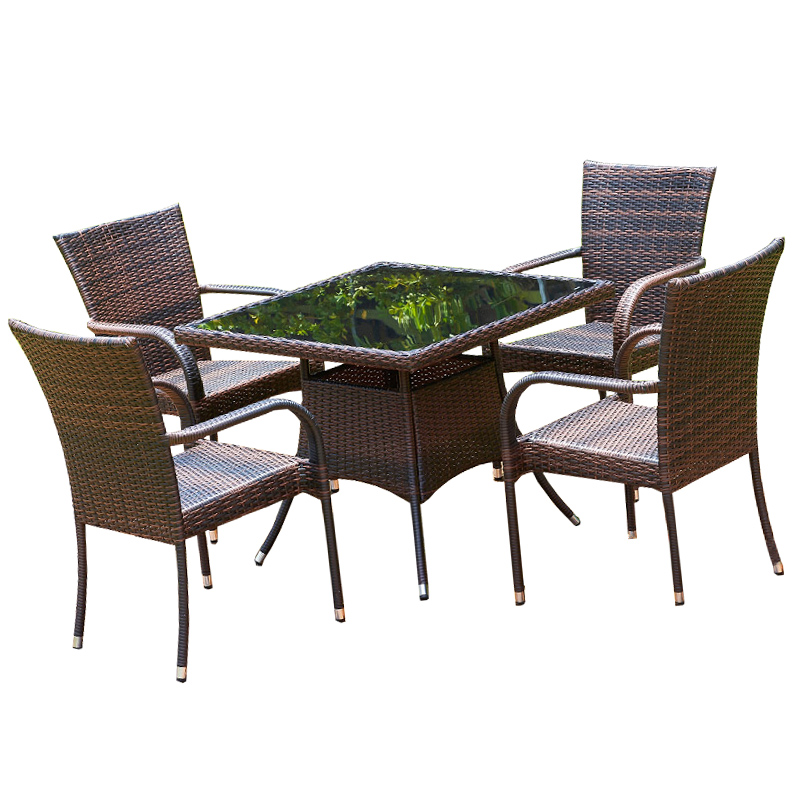 翼澜 户外桌椅 方桌 套高清大图