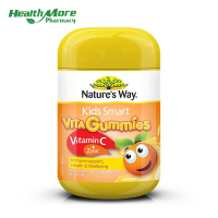 Nature's Way佳思敏儿童软糖酸甜味补锌补维生素C 60粒/瓶装澳洲进口橙子味不伤牙