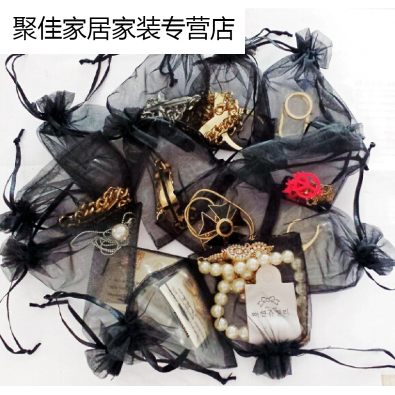 家柏饰(CORATED)黑束口纱袋袋袋袋防尘配饰收纳袋高清大图