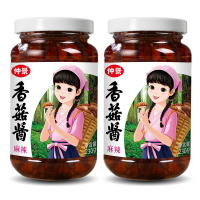 仲景 香菇酱麻辣味 230gx2瓶装 (蘑菇酱辣椒酱暴下饭酱拌面条拌米饭配粥夹馍酱河南南阳特产)