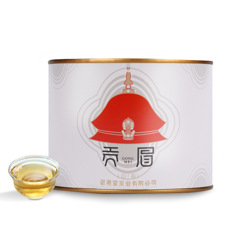 武夷牌贡眉罐装白茶50g