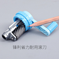 得力(deli)0641简约学生削笔机/铅笔削笔器/卷笔刀/转笔刀 蓝色 单个