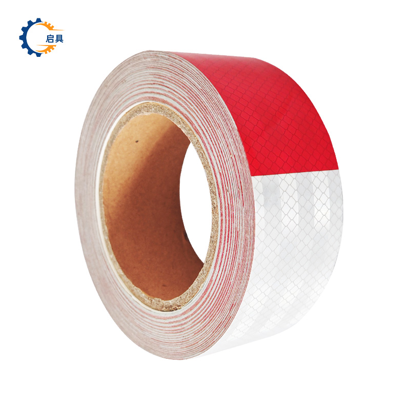 启具红白反光贴 强反光 卷高清大图