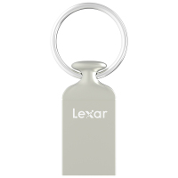 雷克沙(Lexar)M22 U盘 16GB USB2.0电脑车载迷你优盘闪存盘 金属外壳 银色