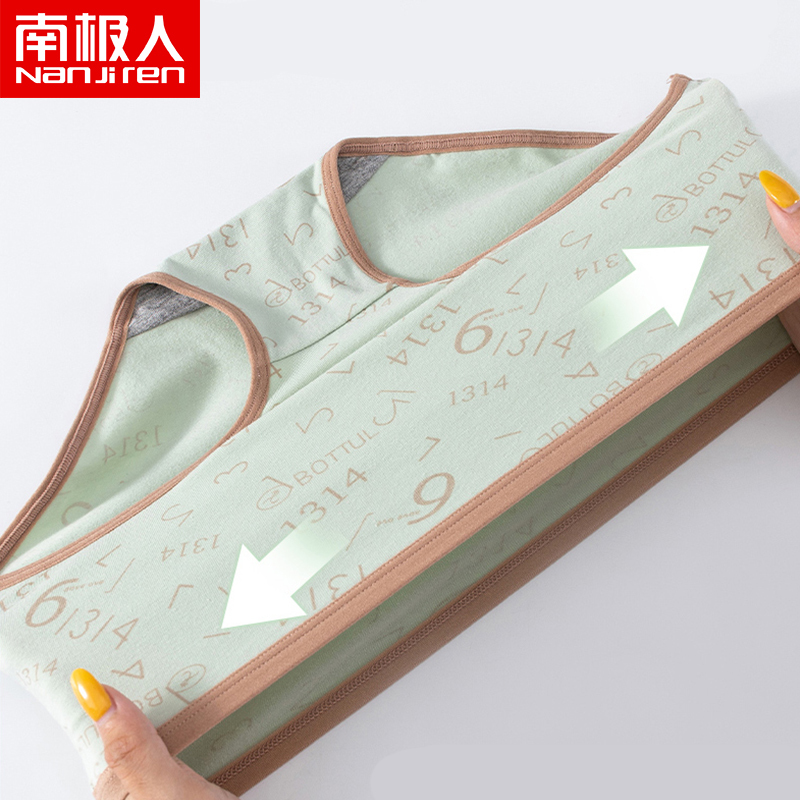 无痕内裤女纯棉春秋季石墨烯抗菌裆日系少女薄款印花女士三角裤