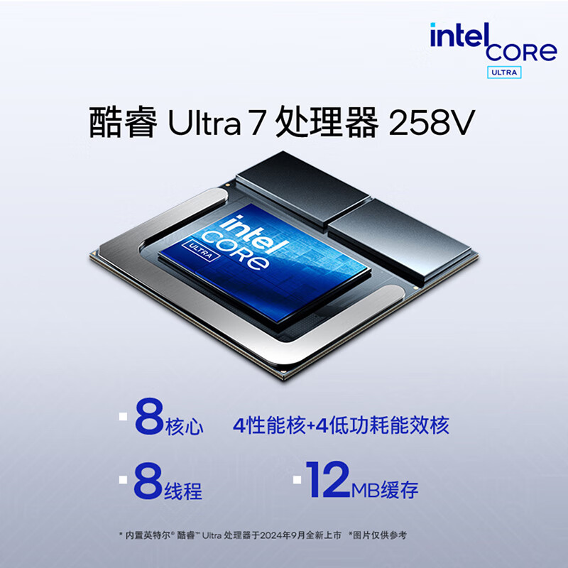 联想(Lenovo)YOGAAir15s Aura AI元启版 15.3英寸轻薄笔记本电脑 全新二代酷睿Ultra7 258V 32G 1T 2.8K触控屏 信风灰高清大图
