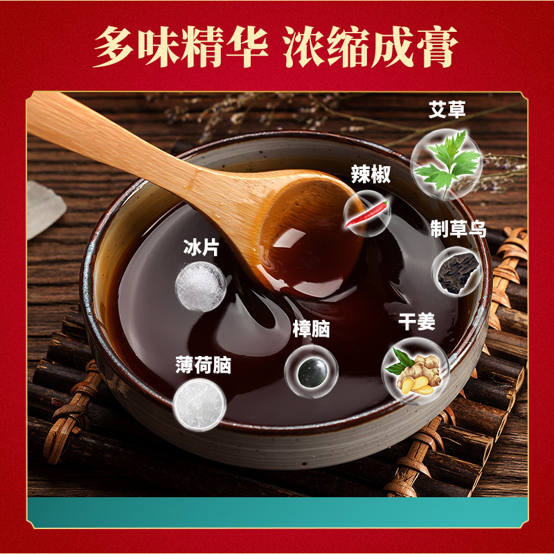 CVKK艾草温灸贴 原始点发热生姜贴颈椎肩周腰膝痛贴腰肌劳损腰椎姜贴高清大图