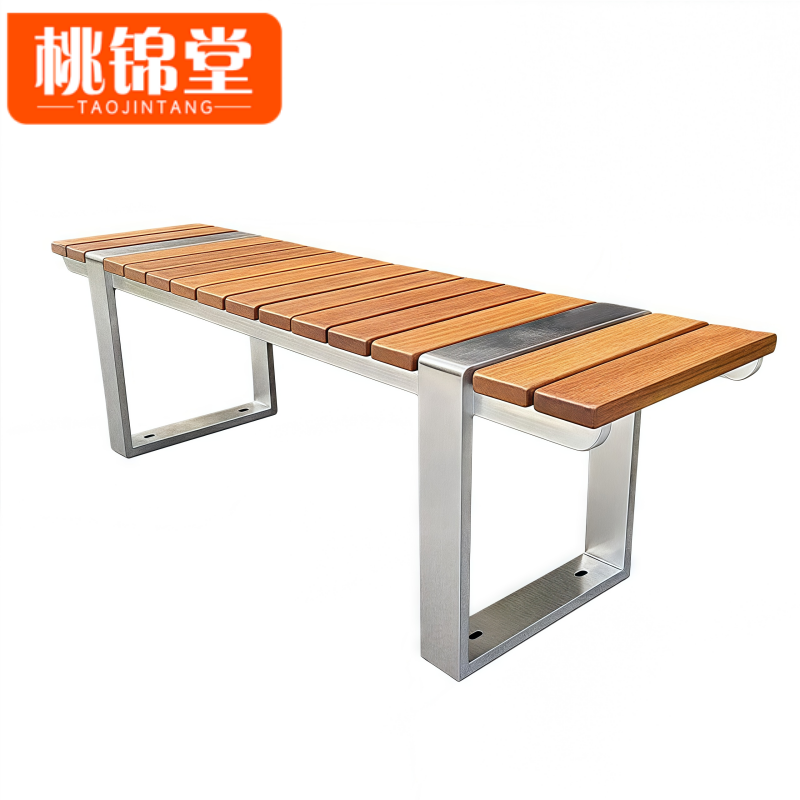 桃锦堂户外长椅120cm张高清大图
