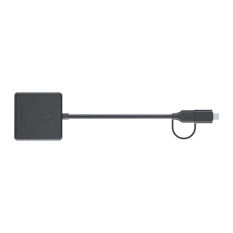 绿巨能LJN-CC1027读卡器/多盘符/USB3.0/SD/TF/MS/CF存储卡/线长0.5m/自带转接头高清大图