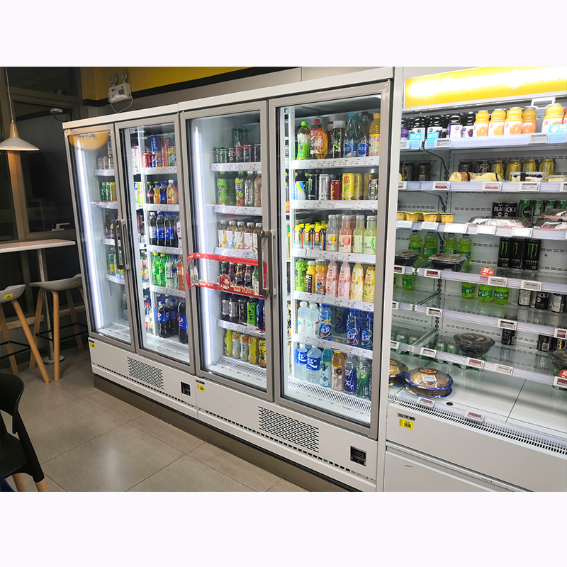 星星(XINGX) 商用双门风冷展示柜超市饮料柜保鲜柜啤酒柜立式冷藏展示柜 IVGC-2D-7519WA