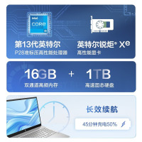 2024款 惠普(hp)星Book Plus 15-eg3063TU 15.6英寸高性能定制金属轻薄本笔记本电脑(13代i7-1360P 16G内存 2TB固态 低蓝光高色域屏)银
