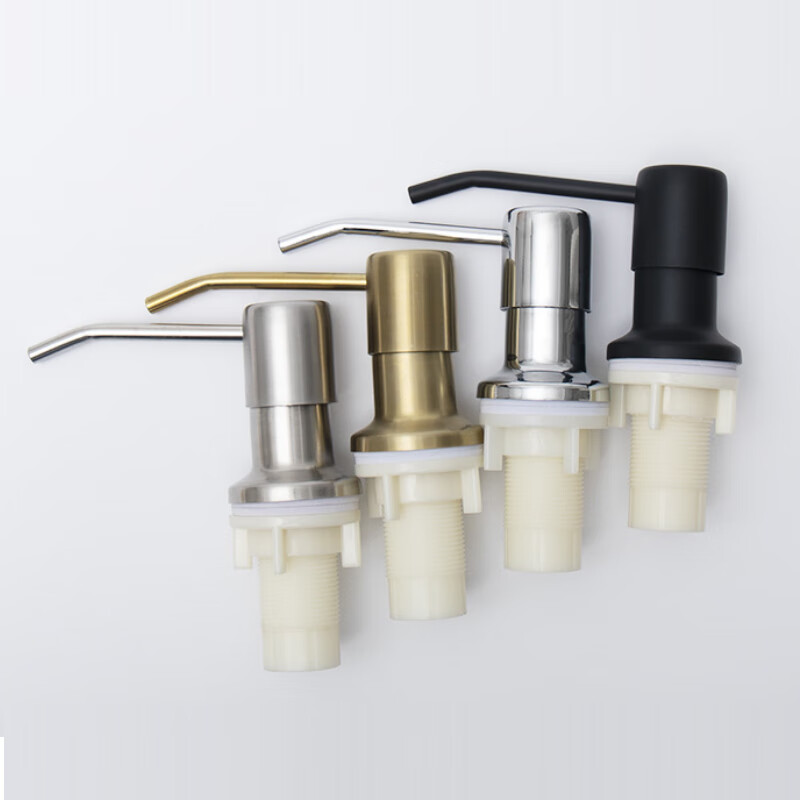 谋福 皂液器厨房水槽用 洗洁精按压瓶压取器 1.2米硅胶延长管(无泵头)高清大图