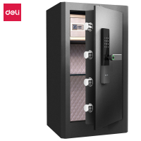 得力(deli) 4103 铂雅系列 指纹电子密码保险箱保险柜 家用办公密码防盗指纹密码 81cm黑色