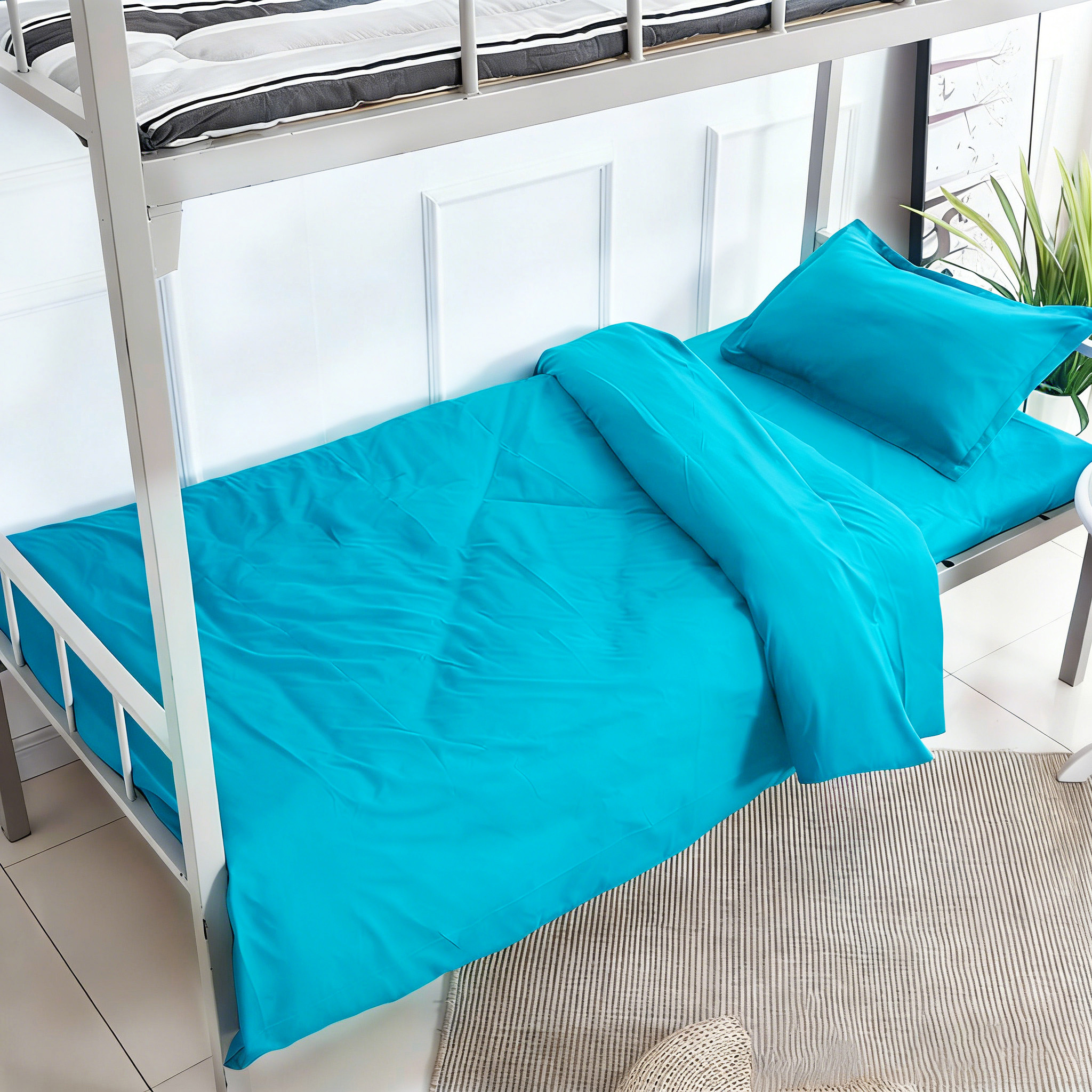 步宽 纯棉三件套 155*210cm/套高清大图