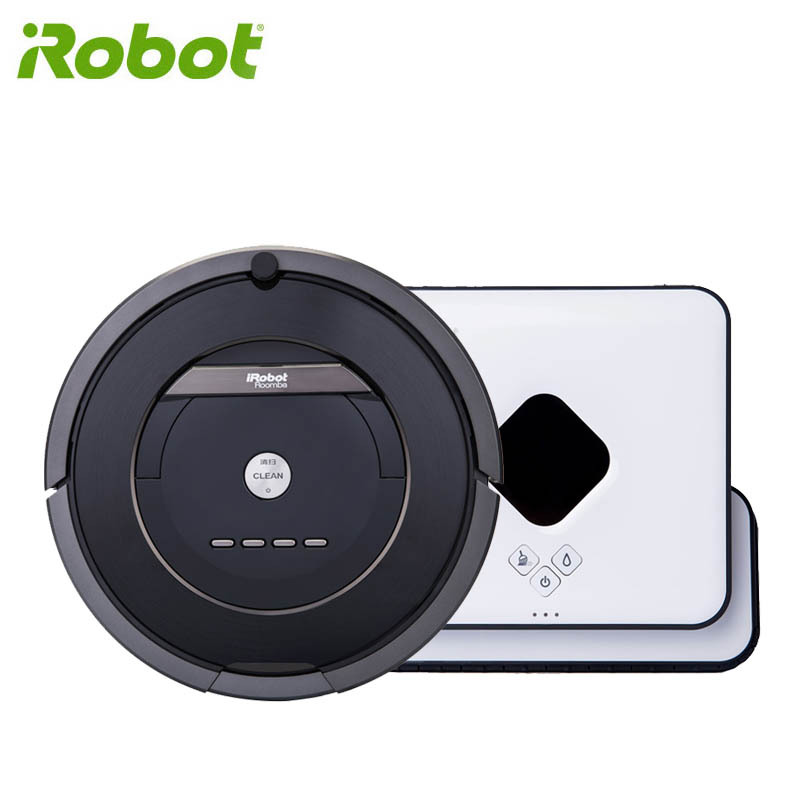 艾罗伯特（iRobot) 扫擦套餐880+381美国 智能家用全自动扫地机拖地机擦地机器人清洁组合