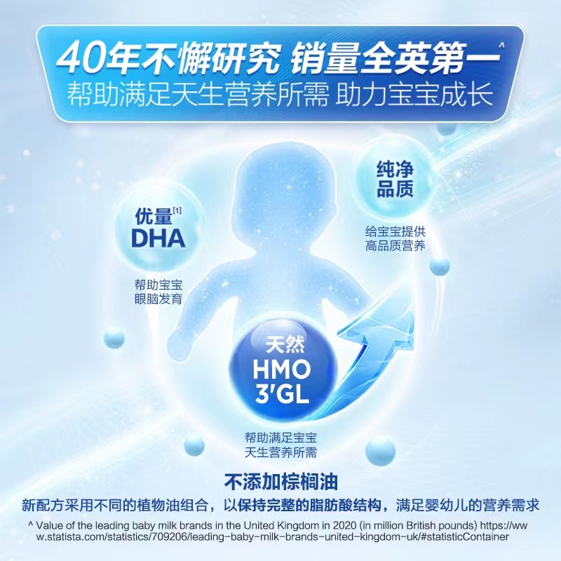 有效期到26年9月-Aptamil 英国爱他美 婴幼儿配方4段奶粉(2岁以上) 800g/罐 保税仓发货高清大图
