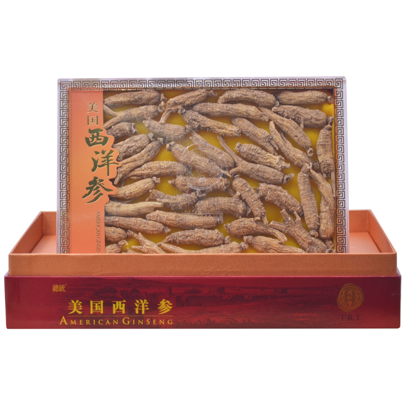 同仁堂总统牌美国西洋参2#原尾泡/90g参段自行切片打粉皆宜