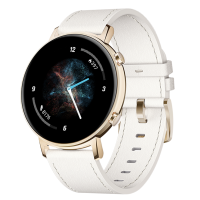 华为(HUAWEI)华为手表WATCH GT2 时尚款 (42mm) 凝霜白 麒麟芯片强劲续航蓝牙通话运动智能手表商务男女士通用手表