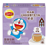 立顿Lipton 绝品醇比利时风情巧克力味奶茶 20包380g(新老包装随机发货)