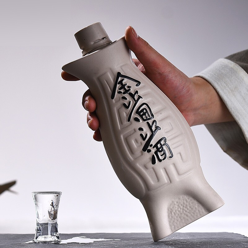 金沙回沙酒 鱼儿酒 53度 500ml*6瓶 整箱礼盒装 酱香型白酒 纯粮食高度白酒礼盒装