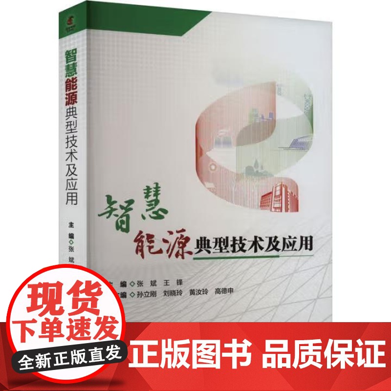 书出版社直供]智慧能源典型技术及应用 张斌 著 中国水利水电出版社高清大图