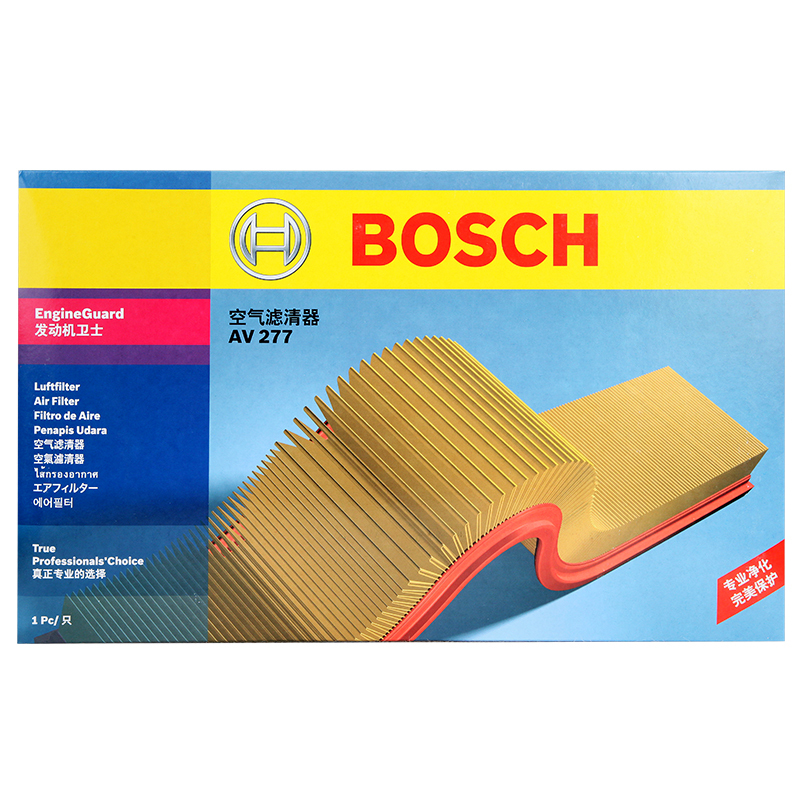 博世(BOSCH)空气滤清器0986AF2277(中华骏捷2.0/骏捷 FSV/一汽奥迪200/进口奥迪A6/捷达1.6