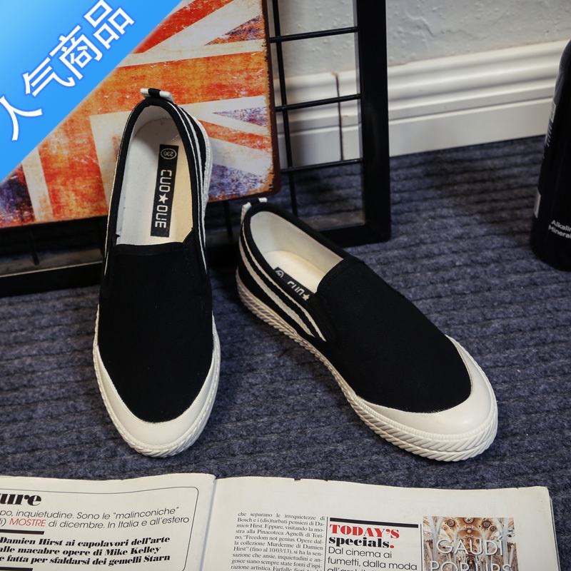 SUNTEK2023春季新款经典帆布鞋女平底学生韩版文艺百搭小清新休闲板鞋子高清大图