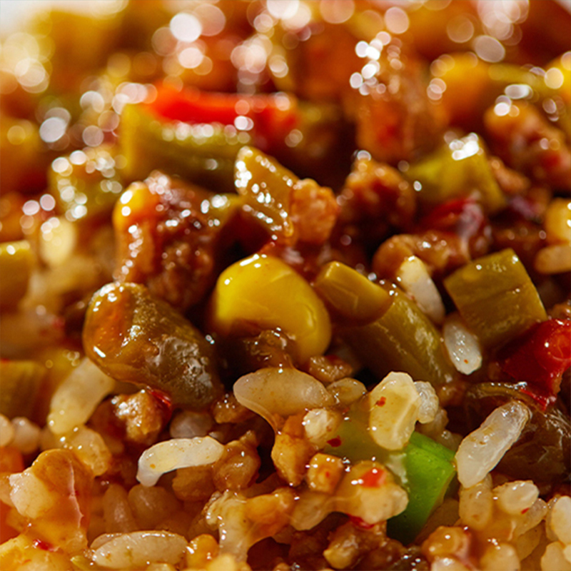 海底捞拌饭海底捞酸豆角肉末干拌饭142g5桶海底捞泡饭冲泡饭海底捞自